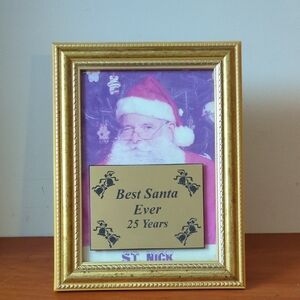 Best Santa Ever 25 Years Santa Picture